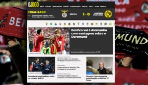 Erst noch ein kleiner Blick gen Portugal, wo man sich bei "O Jogo" über einen Vorteil bei der anstehenden reise nach Dortmund freut