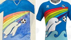 Unter dem Motto "Gestalte ein besonderes Delfino-Trikot" veranstaltete Pescara einen Mal-Wettbewerb unter Kindern. Das Bild des sechsjährigen Luigi D'Agostino gewann und Pescara kündigte an, das Trikot offiziell in den Verkauf zu bringen.