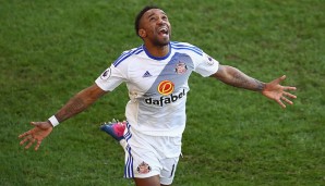 Platz 17: Jermain Defoe (Sunderland), Großchancen: 14, Quote: 64,29 Prozent - Tore insgesamt: 14