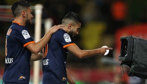 Platz 2: Ryad Boudebouz (Montpellier), Großchancen: 4, Quote: 100 Prozent - Tore insgesamt: 10