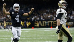 Derek Carr, Oakland Raiders (vs. Falcons): 2 Mal in Folge Carr bei den Starts! Atlantas Defense ist jung und anfällig, Oaklands Defense wackelt noch. Die Raiders werden mit ihren vielen Waffen wieder punkten müssen - gegen diese Defense absolut machbar