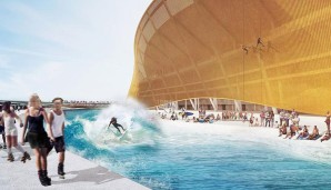 ...vor dem Stadion soll eine Art Vergnügungspark inklusive Surf-Pool und zahlreichen Freizeit-Aktivitäten gebaut werden! Das Stadion wird damit zum Erlebnis-Event-Park