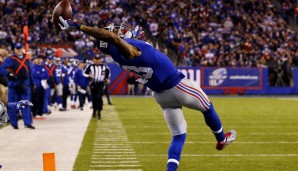 Platz 1: Odell Beckham Jr. - Mit seiner extrovertierten Art macht sich der Wide Receiver Freunde und Feinde. Erstere stehen aber offensichtlich treu zu ihm. Kein Spieler verkauft mehr Trikots als die Nummer 13