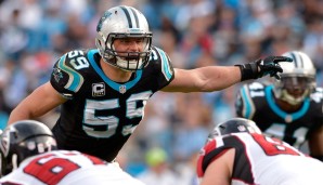 Platz 22: Luke Kuechly - "Luuuuuuuuke!" Klar, dass es der Linebacker und Publikumsliebling in Carolina auch in diese Liste schafft