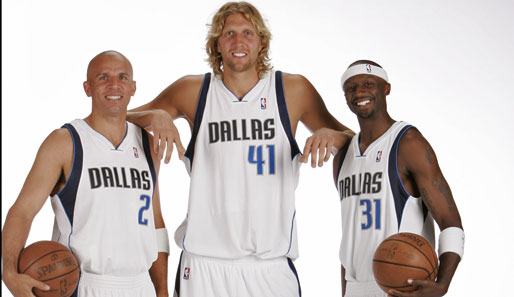 Gemeinsam mit Jason Kidd und Jason Terry will Dirk Nowitzki die Western Conference ordentlich durcheinanderwirbeln