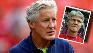 Der Vergleich von Seahawks-Coach Pete Carroll mit Pia Sundhage (Fußballtrainerin) liegt wohl nicht an seiner Androgynität.