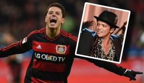 Nicht schreien, Chicharito. Singen! Bruno Mars bringt es dir bestimmt bei.