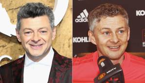 Wurde Manchester United von Gollum trainiert? Nein, Ole Gunnar Solkskjaer sieht dem Schauspieler und Gollum-Darsteller Andy Serkis nur zum Verwechseln ähnlich. Jetzt wird es langsam unheimlich.