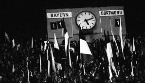 Die Anzeigetafel im Gründwalder Stadion. Das 11:1 ist bis heute der höchste Bundesliga-Sieg des FC Bayern