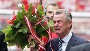 RANG 8 - Ottmar Hitzfeld (Juli 1998 - Juni 2004 & Januar 2007 - Juli 2008): 253 Spiele (158 S - 53 U - 42 N) Punkteschnitt: 2,08