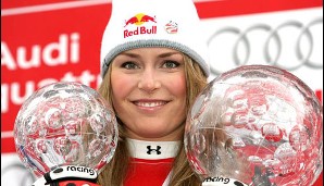 2008 eroberte die im Bundesstaat Minnesota geborene Vonn die Kugel für den Gesamt- und Abfahrtsweltcup. Der absolute Durchbruch