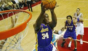 Platz 5: SHAQUILLE O'NEAL - 5.250 Punkte in 216 Spielen - Orlando Magic, Los Angeles Lakers, Miami Heat, Phoenix Suns, Cleveland Cavaliers, Boston Celtics