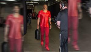 Westbrook ganz in rot. Vielleicht war bei den Rockets ja doch nicht alles schlecht?