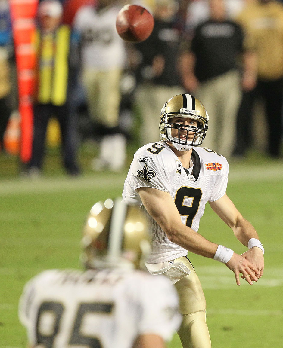 Super Bowl XLIV: Das lange Warten hatte endlich ein Ende. Nach Jahren der Tristesse gaben die New Orleans Saints um Drew Brees 2010 ihren Fans einen Grund zu jubeln