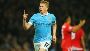 Der beste Schütze der aktuellen Saison kommt aus Manchester: Kevin de Bruyne. Allerdings fehlt der Belgier im Finale wegen einer Knieverletzung