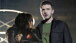 Justin Timberlake war es, der Janet Jackson am Oberteil zerrte und eine Brust entblößte, die die Nation schockierte. Unfall? Absicht? "Nipplegate" ging um die Welt, seitdem werden große Veranstaltungen mit ein paar Sekunden Verzögerung ausgestrahlt.