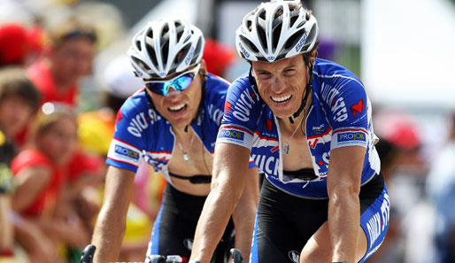 TOP: Zwei Etappensiege, zwei Tage Gelb, kämpferischster Fahrer der Tour: SYLVAIN CHAVANEL (r.) legte eine riesige Rundfahrt hin