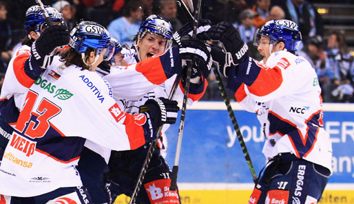 Die Eisbären Berlin siegten mit 5:4 gegen die Grizzly Adams Wolfsburg