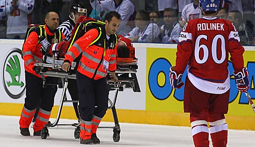 Radek Martinek erlitt durch einen Check von Artus Kuldas eine schwere Gehirnerschütterung