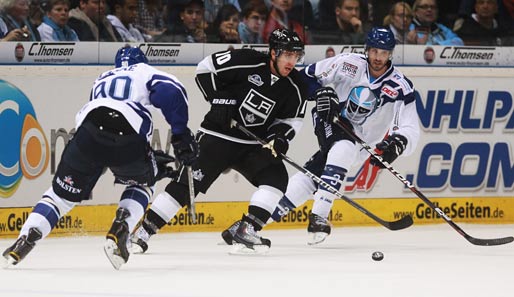 Die Los Angeles Kings setzen sich im Testspiel gegen die Hamburg Freezers mit 5:4 durch