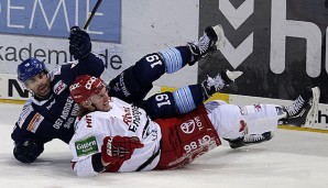 Rob Collins (l.) kann die Entscheidung in der Finalserie nicht beeinflussen