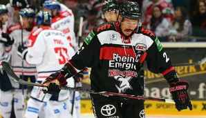 Zwei Spiele müssen die Kölner Haie auf ihren Kapitän John Tripp verzichten