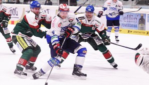 Simon Danner (M.) und die Schwenninger Wild Wings haben weiterhin Simon Danner als Coach