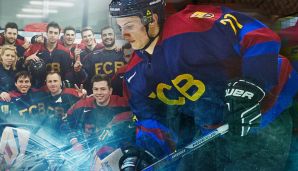 Auch beim FC Barcelona wird Eishockey gespielt