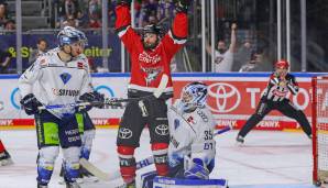 Kölns Landon Ferraro bejubelt seinen Treffer zum 4:2 gegen Ingostadt.