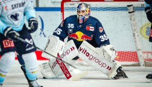 München-Goalie Mathias Niederberger war in den beiden ersten Finalspielen ein starker Rückhalt für sein Team.