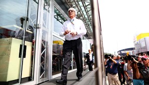 Ecclestone ist für Fotografen ein gern gesehener Mann