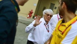 Winke, winke. Bernie Ecclestone droht der Formel 1 mit seinem Abschied