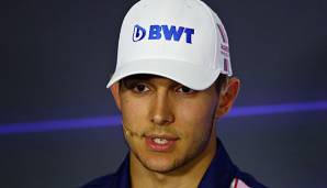 Esteban Ocon liegt in der WM-Wertung 13 Punkte hinter Force-India-Kollege Sergio Perez