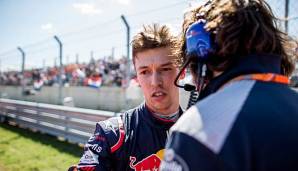 Daniil Kvyat vor dem Start eines Rennen