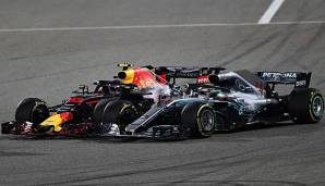 Verstappen gibt Hamilton die Schuld an der Berührung.