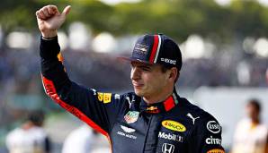 Max Verstappen startet beim Großen Preis von Brasilien von der Pole Position ins Rennen.