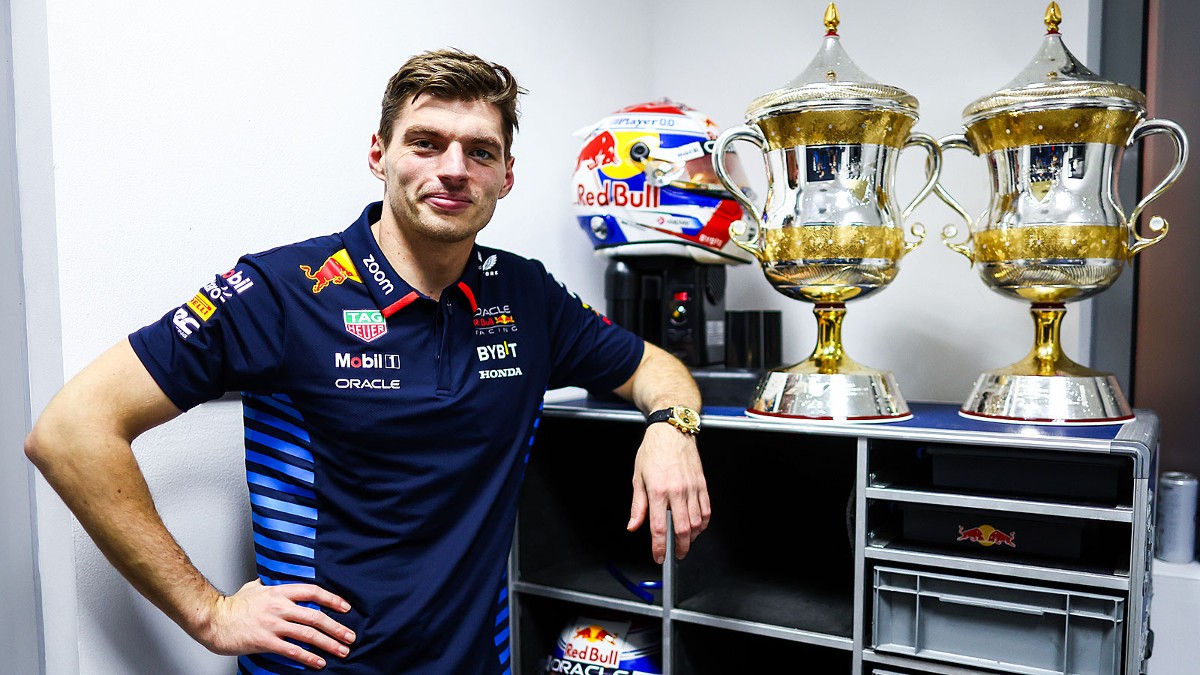 Max Verstappen gewann in seiner Karriere schon viele Pokale.