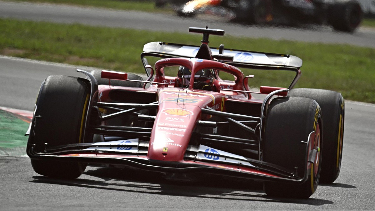 Charles Leclerc gewann das letzte Rennen in Monza.