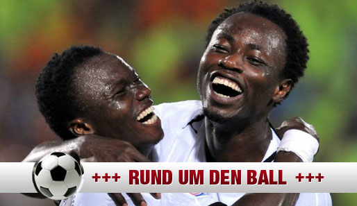 Ransford Osei (r.), hier mit Ghana-U20-Kollege Dominic Adiyiah