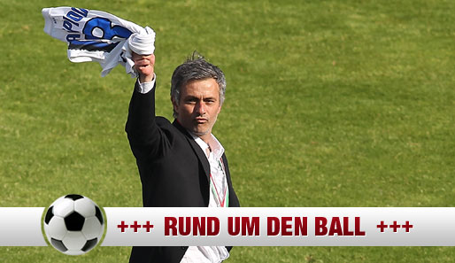 Winkt Jose Mourinho hier schon zum Abschied?