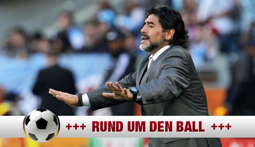 Diego Armando Maradona schied mit Argentinien im WM-Viertelfinale aus