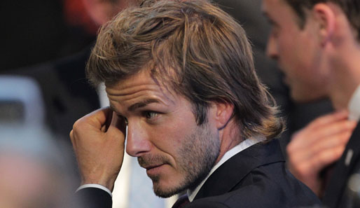 Not amused: David Beckham hätte sich gerne ein anders Los gewünscht