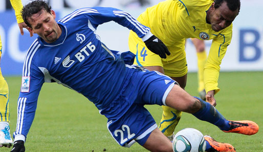 Kein Tor erzielt, aber zumindest einen Assist gegeben: Kevin Kuranyi im Moskauer Derby