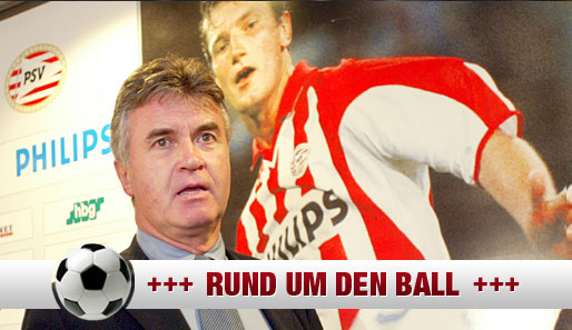 Guus Hiddink (l.) war bereits zwei Mal Trainer beim PSV Eindhoven