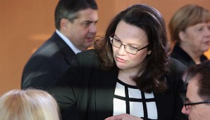 Andrea Nahles stellte einige Dinge zum Thema Mindestlohn für Vertragsamateure da