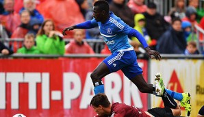 Bakery Jatta kam in der Vorbereitung des HSV zum Einsatz