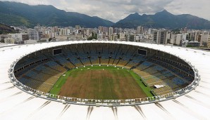 Das Maracana in Rio de Janeiro verwahrlost