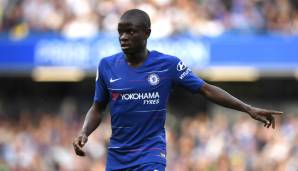 Platz 16: N'Golo Kante (FC Chelsea, DM) - 89