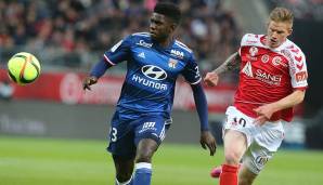 2. Platz: Olympique Lyon - 35 Spieler (im Bild: Samuel Umtiti)