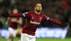 Soll beim FC Valencia das Sturm-Problem lösen: Der Ex-Leverkusener und West-Ham-Stürmer Chicharito.